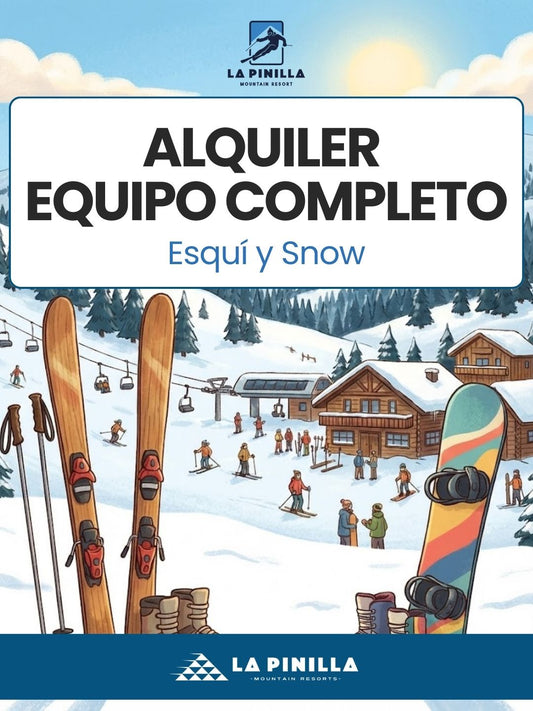 Alquiler Equipamiento Completo Esquí / Snow (Día)
