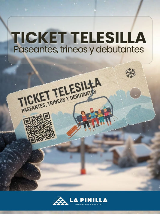 Ticket Telesilla (Paseantes, Trineos y Debutantes)