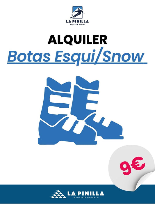 Alquiler Botas esquí /snow - 25/26